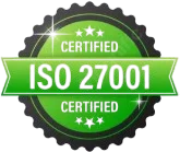 Parceiro de processamento certificado ISO 27001